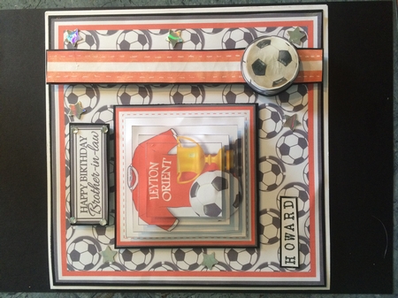 8x8 Leyton Orient Football Club Mini Pyramage Kit - x4 A4 Sheets  by Lois Robinson