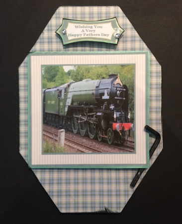 The Tornado - Cut And Fold Card by Lois Robinson