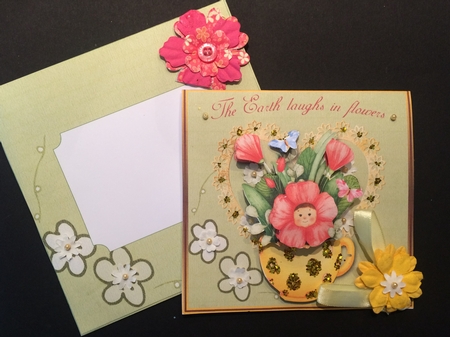 Flowers - Multi Occasions Tent Card by Lois Robinson