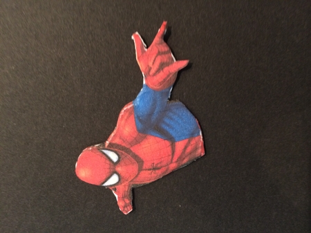 SPIDERMAN DECOUPAGE by Lois Robinson