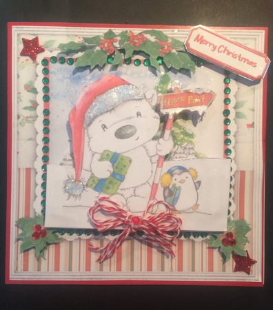 7x7 Mini Kit, North Pole Santa by Lois Robinson