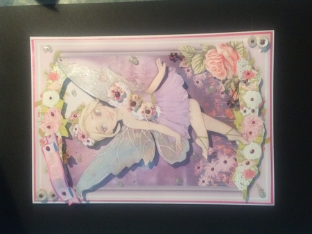 A5 , Beautiful Lilac Fairy by Lois Robinson