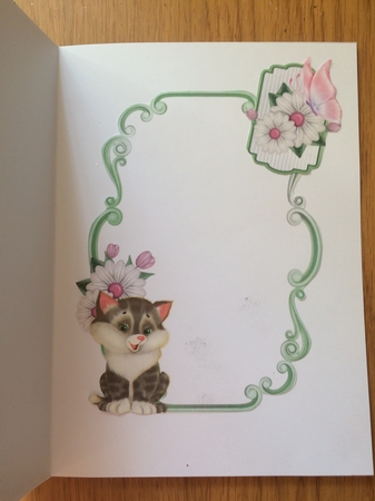 Matching insert for the design sheet - Say it With Flowers by Lois Robinson