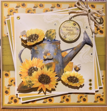 Blank Sunny Watering Can Mini Kit  (Request) by Lois Robinson