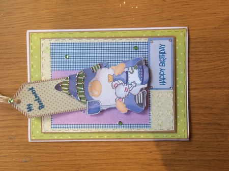 Happy Birthday with Bookmark by Lois Robinson