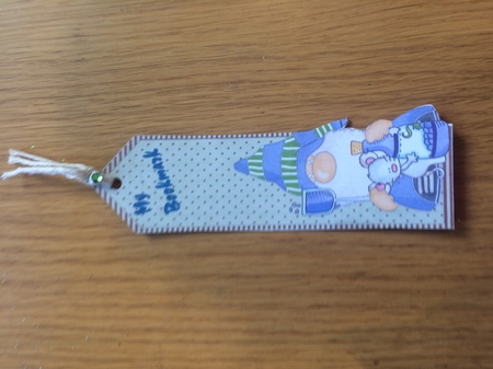 Happy Birthday with Bookmark by Lois Robinson