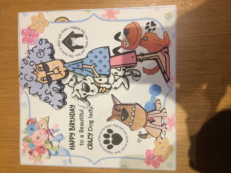 8x8 Stella loves her dogs mini kit by Lois Robinson