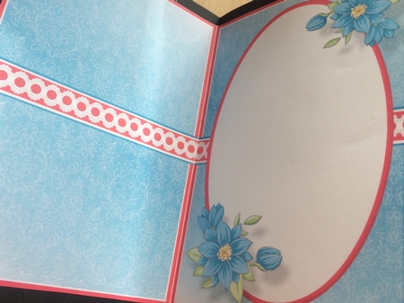 A5 Little Beauty Blank Insert  by Lois Robinson