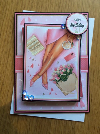 Classy Lady 6x8 Card Front Mini Kit-1 by Lois Robinson