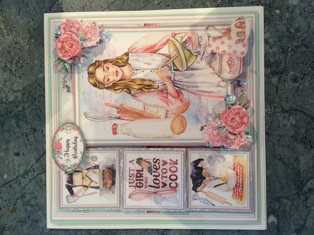 Just A Girl Who Loves To Cook Mini Page Kit  by Lois Robinson