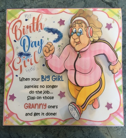 8x8 Jenny puts her granny pants on mini kit by Lois Robinson