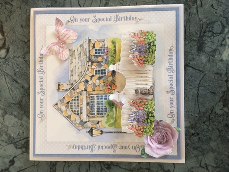 BIRTHDAY - COUNTRY COTTAGE  by Lois Robinson