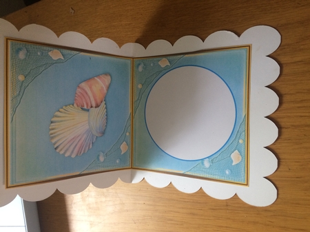 Set Sail - Pyramid card.  by Lois Robinson