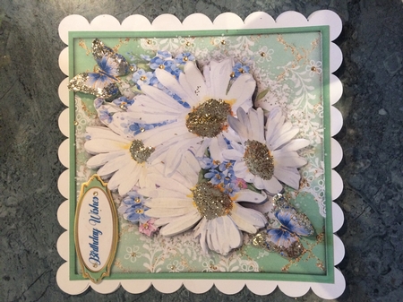 8x8 Mini Kit, Beautiful Summer Daisys by Lois Robinson