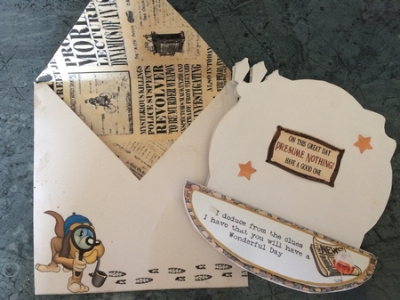 Give Us a Clue Sherlock! 2 Rocker Card Mini Kit by Lois Robinson