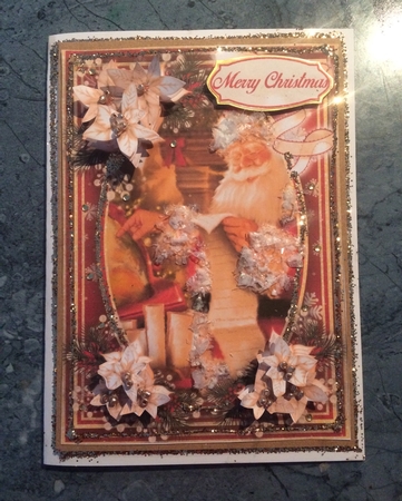 Santa Claus 2 5X7 Mini Kit #3  1  by Lois Robinson