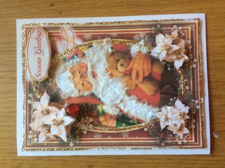Santa Claus 2 5X7 Mini Kit #5  1  by Lois Robinson