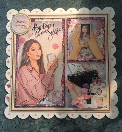 Believe In Your Selfie Mini Page Kit by Lois Robinson