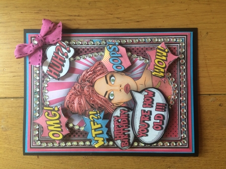 Youre How Old! 5X7 Mini Kit #1 by Lois Robinson