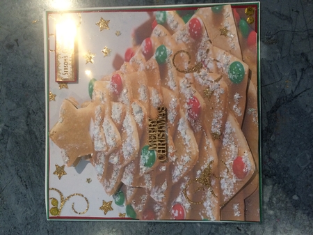 Yule Tide Magic -  Christmas Bakery Tree - 3D Decoupage Unique Design kit + Insert & Gift Tag by Lois Robinson