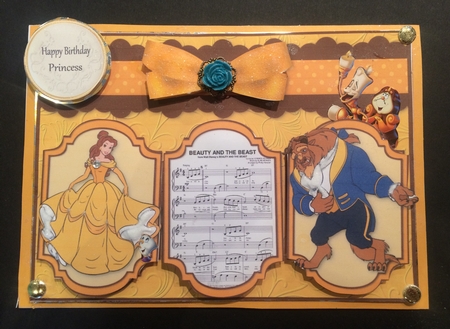 Beauty & The Beast Panel Card by Lois Robinson