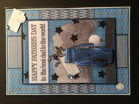  JJ BEST DAD GOLF A5 BIRTHDAY OR FATHERS DAY by Lois Robinson