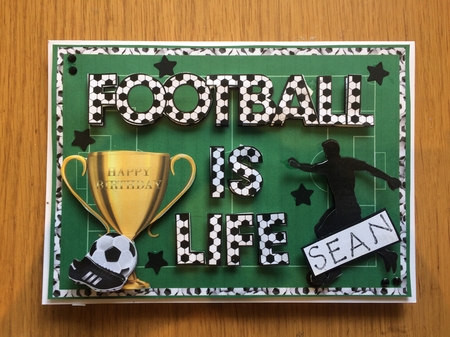 FOOTBALL IS LIFE MINI KIT - A5 by Lois Robinson