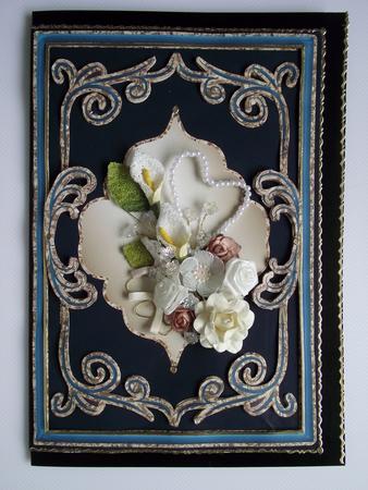 Swirly Frame Aperture Card 2 by Pauline Ronberg