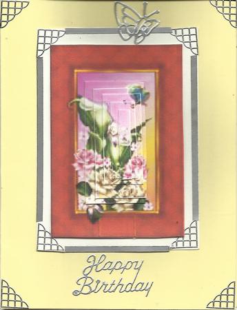 Framed Summer Scene by Lola Kay Strong