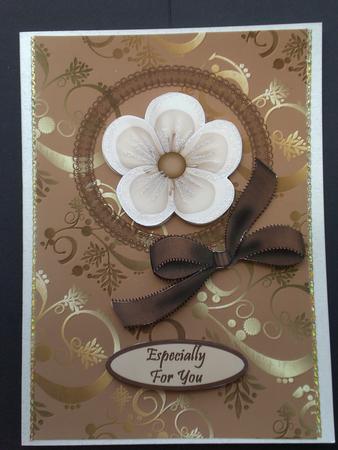 Coffee & Chocolate Flower by Lorna Quinney