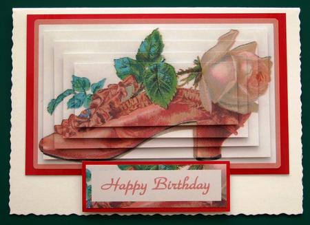 Slipper and the Rose Pyramid Topper by Lorraine Reed