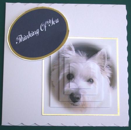 Westie Just for You & Topper by Lorraine Reed