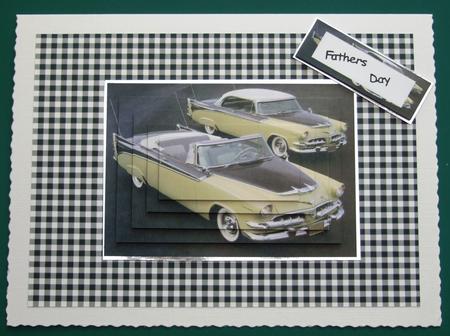 Classic Summer Car Pyramid Quick Card by Lorraine Reed