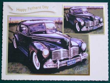 1941 Hudson Classic American Car by Lorraine Reed