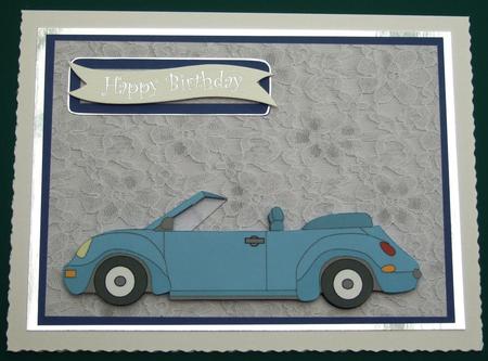 Blue Car by Lorraine Reed