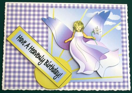 Have a Heavenly Birthday! Decoupage by Lorraine Reed