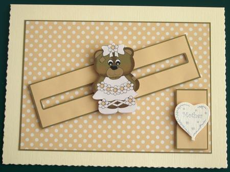 Super Cute Ballerina Teddy Penny Slider by Lorraine Reed