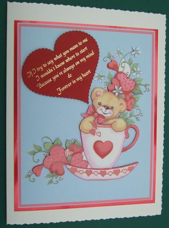 Teddy in a Cup by Lorraine Reed