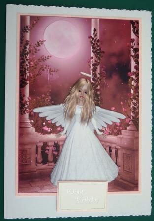 Celestial Angel Large A4 Topper by Lorraine Reed