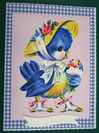 A4 Miss Blue Chick by Lorraine Reed