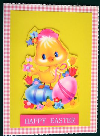 A4 Easter Chick Card by Lorraine Reed