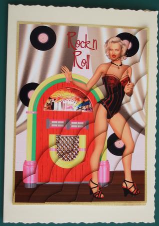 See My Baby Jive Wavy Edge Corner Side Stacker by Lorraine Reed