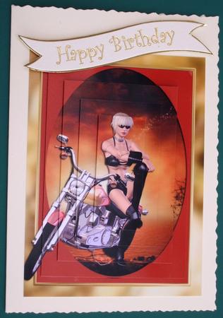 Biker Chick 3 Pyramage by Lorraine Reed