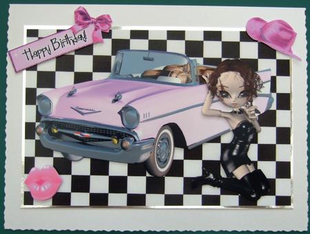 Pink Cadillac! with Babe! by Lorraine Reed