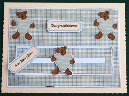 New Baby Boy Penny Slider by Lorraine Reed