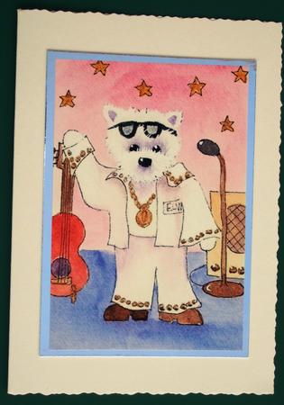 4 Character Westie Toppers by Lorraine Reed