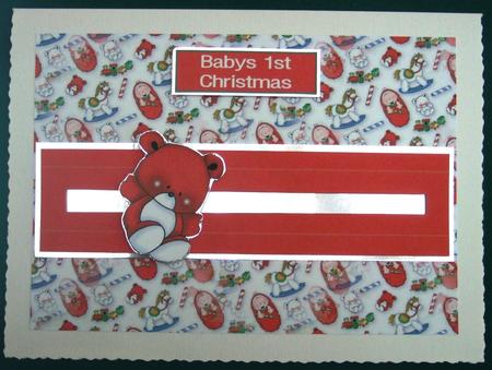 Babys First Christmas Slider 2 by Lorraine Reed