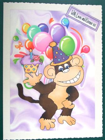 Love & Kisses Little Monkey by Lorraine Reed
