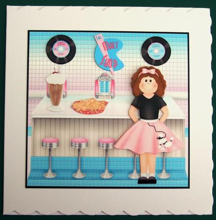 Rock and Roll, Malt Shop by Lorraine Reed