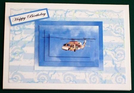 Helicopter by Lorraine Reed